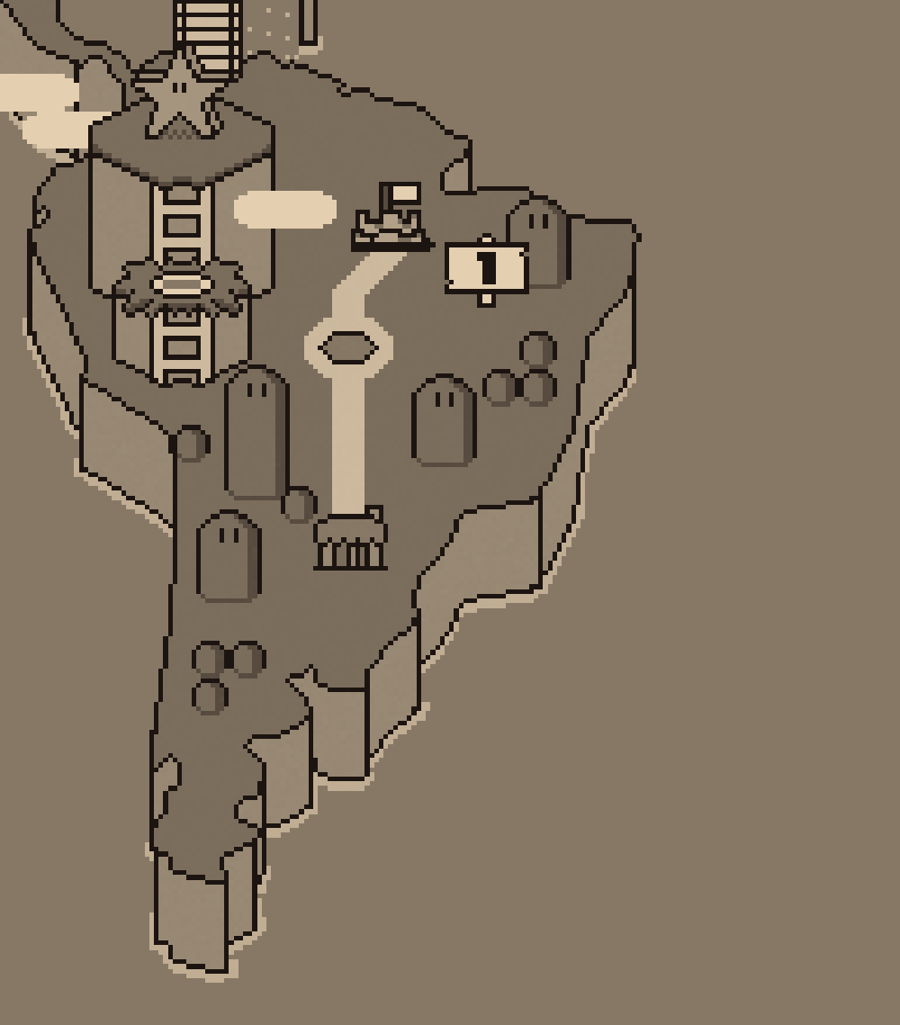 The first territory of Churrasco Wars, rendered in beige.